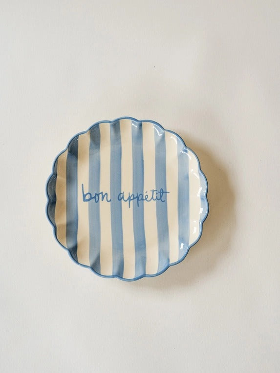 Kinsey Scallop Dessert Plate - Set of 4