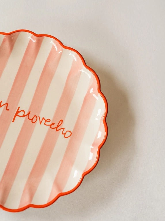 Kinsey Scallop Dessert Plate - Set of 4