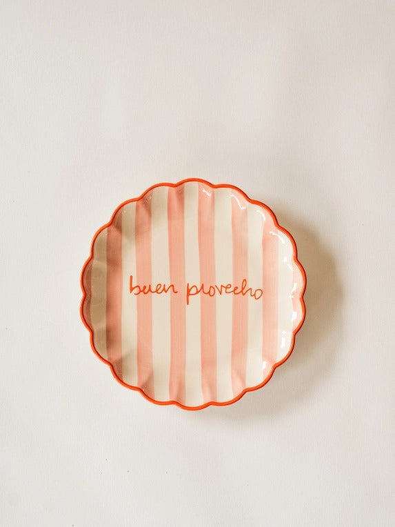 Kinsey Scallop Dessert Plate - Set of 4
