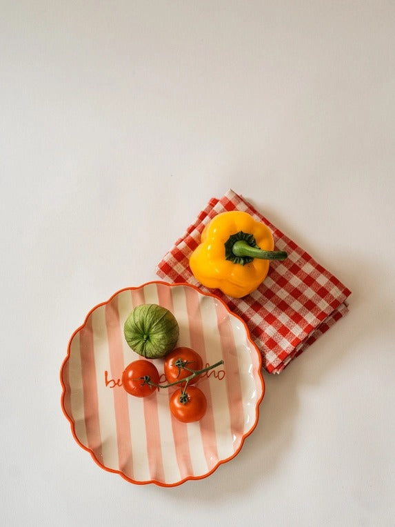 Kinsey Scallop Dessert Plate - Set of 4