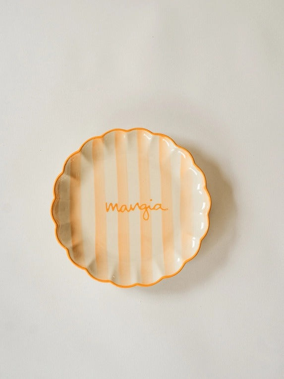 Kinsey Scallop Dessert Plate - Set of 4