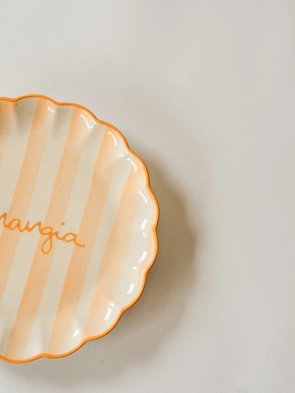 Kinsey Scallop Dessert Plate - Set of 4