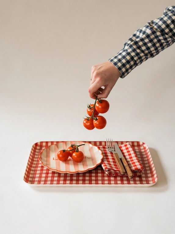 Kinsey Scallop Dessert Plate - Set of 4