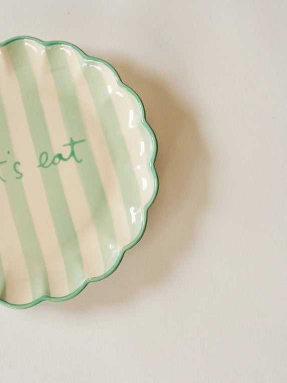 Kinsey Scallop Dessert Plate - Set of 4